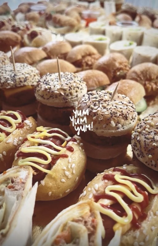 Mini burgers et hot-dogs événementiels